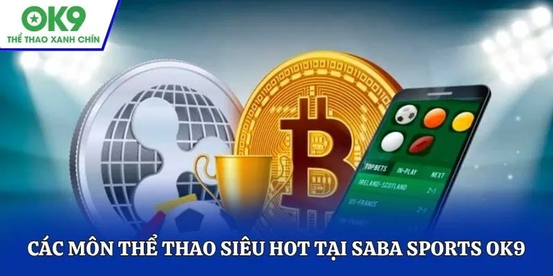 Các môn thể thao siêu hot tại Saba Sports OK9