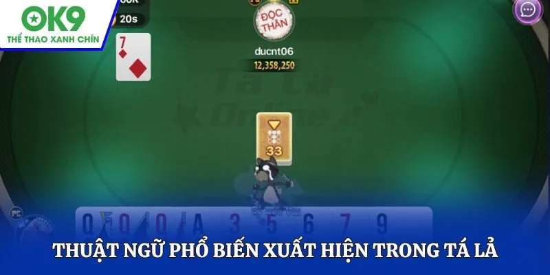 Thuật ngữ phổ biến xuất hiện trong Tá Lả